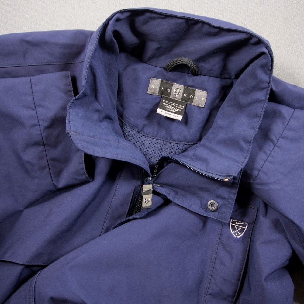 Vintage 90S Nike Golf Storm-Fit Zip Men Jacket L Windbraker Vented Retro Sport